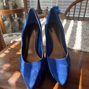 Lauren Ralph Lauren Blue Suede Pumps